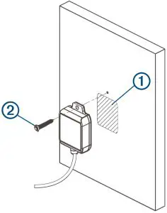 Mounting with a Screw