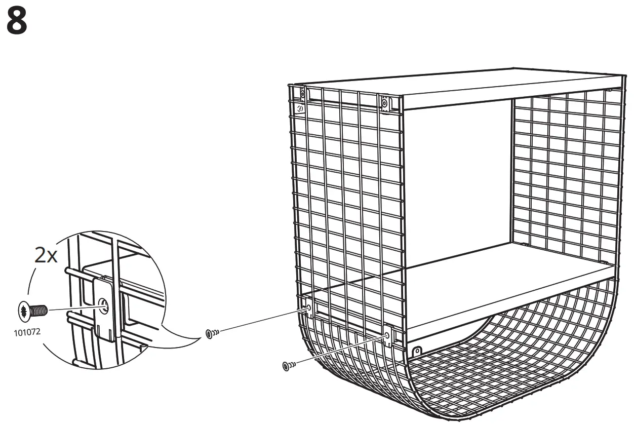 IKEA 80400075 SVENSHULT Wall Shelf with Storage - FIG 11