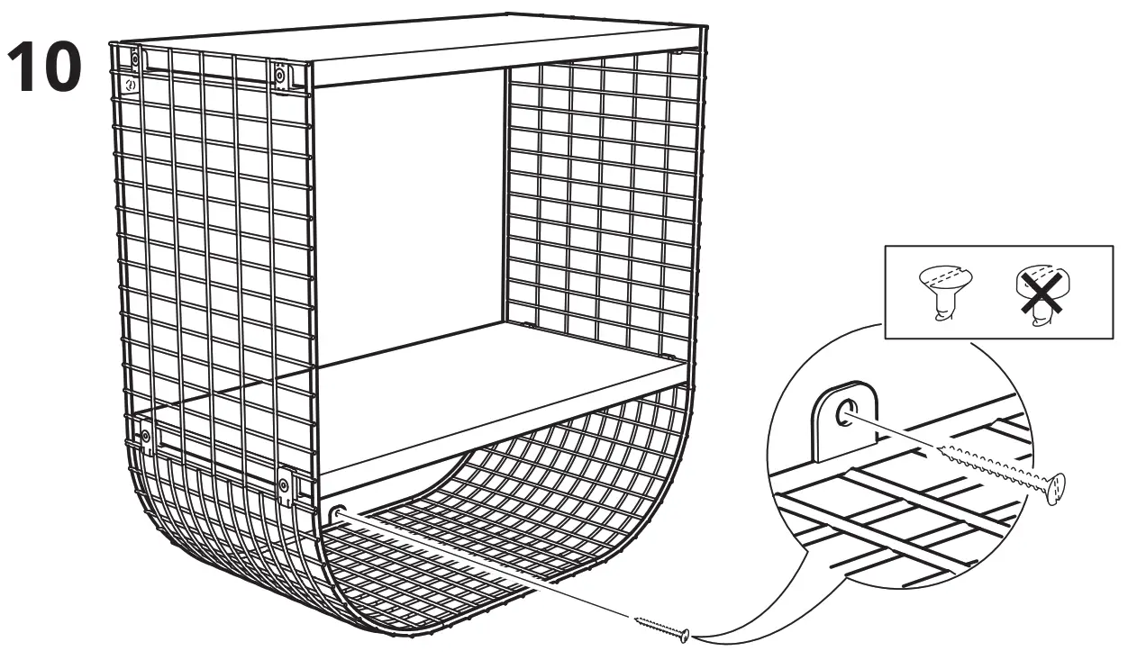IKEA 80400075 SVENSHULT Wall Shelf with Storage - FIG 13