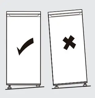 FRIGIDAIRE FFHT1621TS Refrigerator User Manual - Guidelines for final positioning of your refrigerator