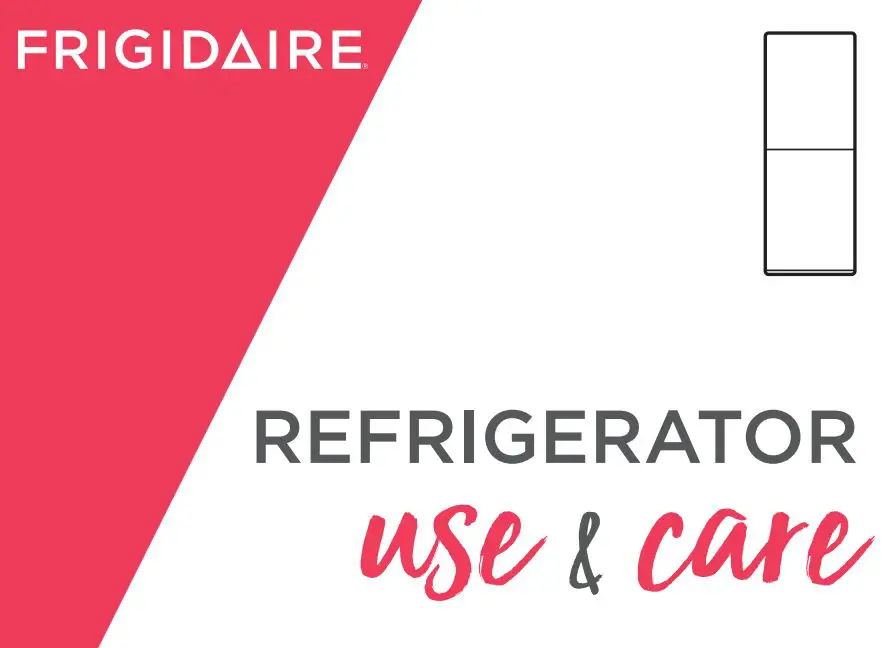 FRIGIDAIRE FFHT1621TS Refrigerator User Manual