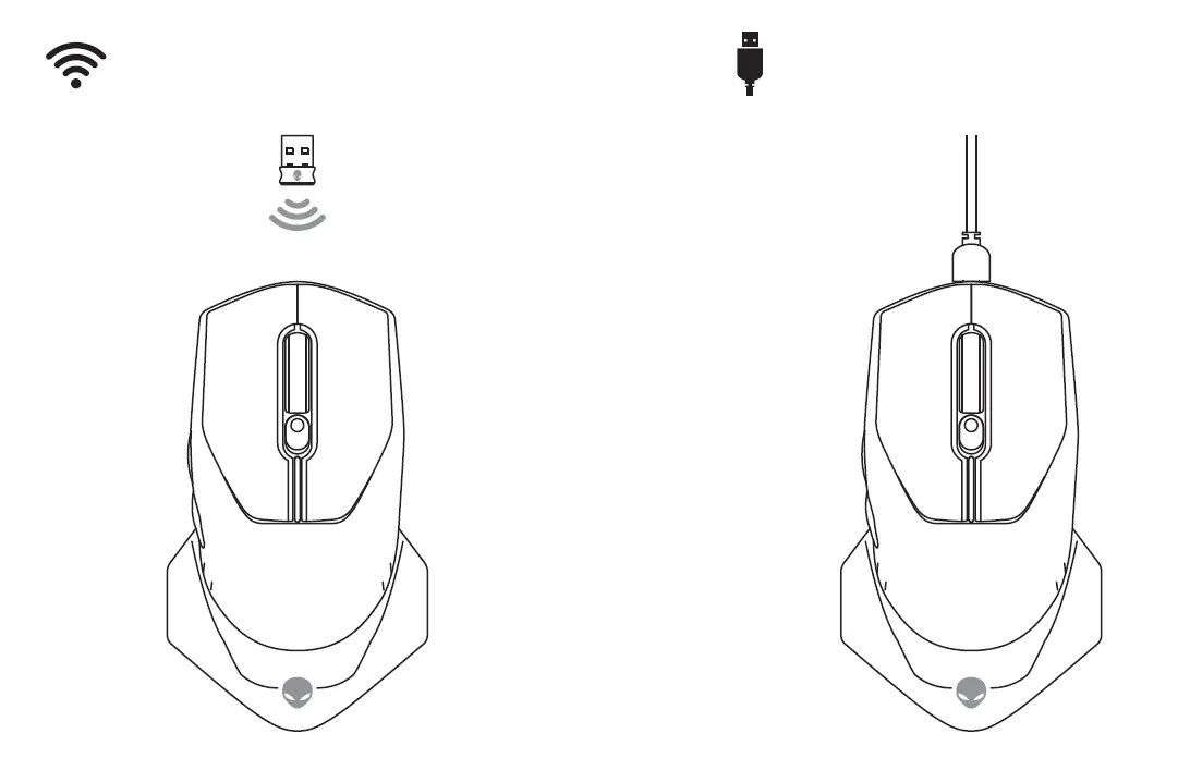 DELL AW610M Alienware Wired-Wireless Mouse 610M fig2