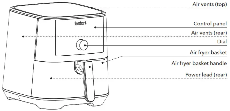 Instant 140-3023-01 5.7 Litres Air Fryers- Air fryer