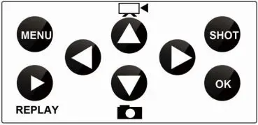 Kogan Hunting Trail Camera 24MP - Operating Buttons