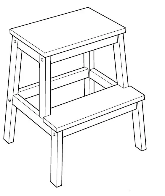 IKEA 404.480.36 TENHULT Step Stool