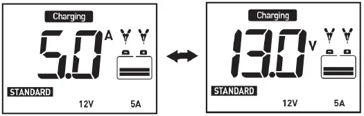 TYPES AC57881 5A Battery Charger and Maintainer Fig4