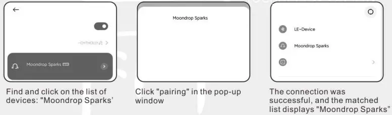 MOONDROP Sparks True Wireless Stereo Earphones- Connect