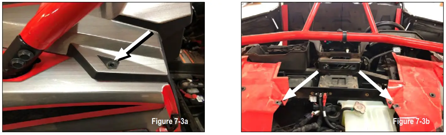 MB QUART 10” Subwoofer 400 Watt- STEP 3 - REMOVE FULL FRONT COVER DASH TOP ASSEMBLY