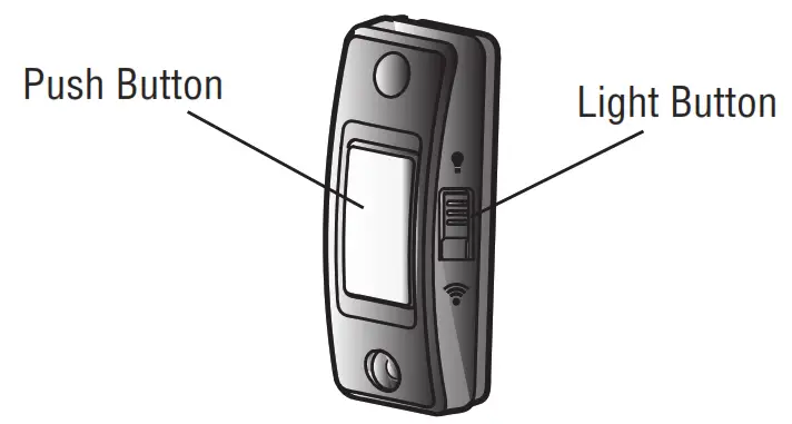 CHAMBERLAIN 950EV 1 Button Remote Control - loight botton