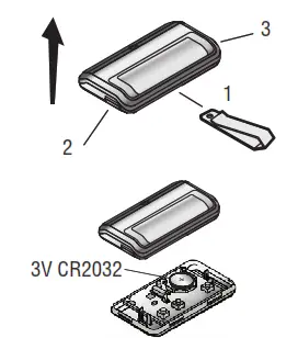 CHAMBERLAIN 950EV 1 Button Remote Control - remot controel