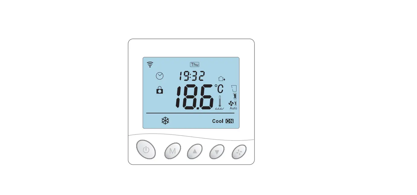 Beok Tr33 Large Lcd Screen Smart Thermostat Instruction Manual