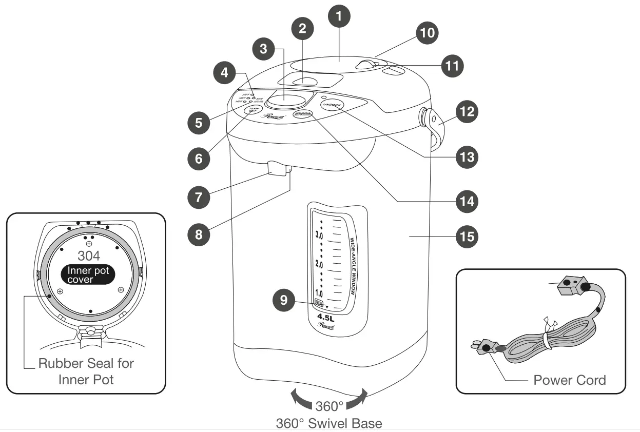 Rosewill RHTP-20001 Electric Hot Water