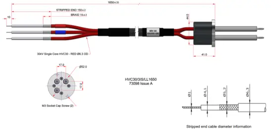 HV Cable Assembly