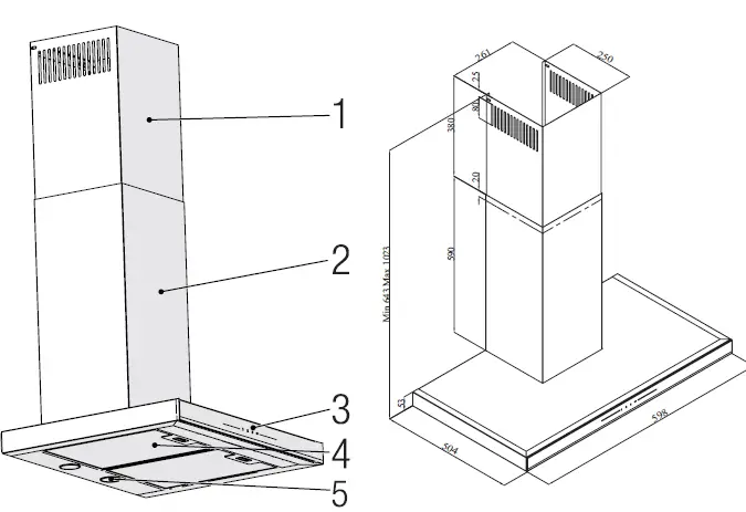 beko-BHCB63640B-Cooker-Hood-FIG-1