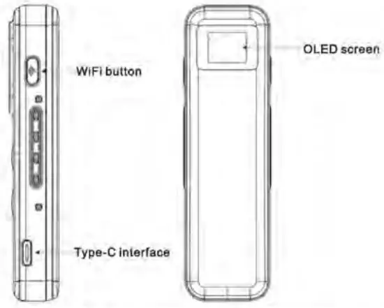 BOBLOV D1 Mini Body Camera - Part