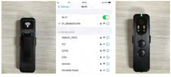 BOBLOV D1 Mini Body Camera - Wifi
