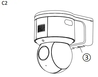 HIKVISION UD20554B Network PTZ Camera - parts c2