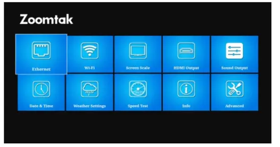 Zoomtak S912 UPRO Media Player - Settings1