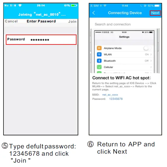 configuration for iPhone