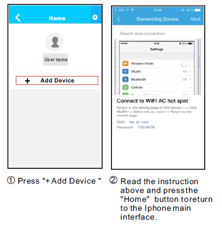 configuration for iPhone