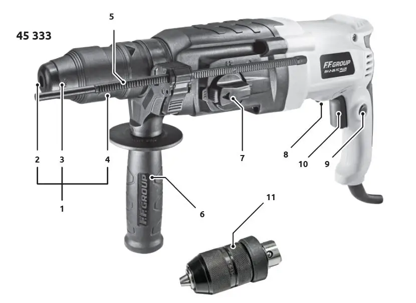 F F -GROUP-RH-2-26-PLUS-Rotary-Hammer-FIG-2