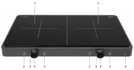 TOMADO TIH3501S Induction Hob - PRODUCT DESCRIPTION