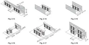 FIG 12 When installing multiple outdoor units