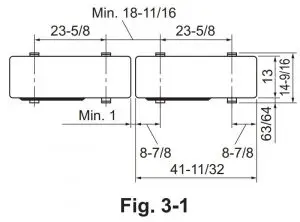 FIG 15 Installing the outdoor unit