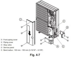 FIG 34 Refrigerant piping