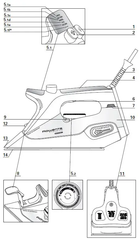 Rowenta-DW9040F1-Steamium-Steam-Iron-FIG-1