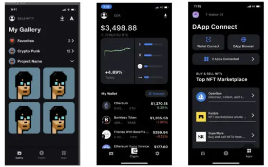SecuX Nifty Hardware Wallet - Features of Nifty APP 1