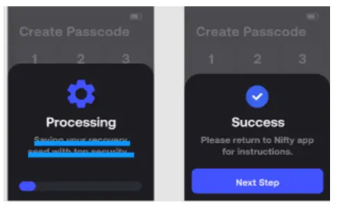 SecuX Nifty Hardware Wallet - Generate the private key