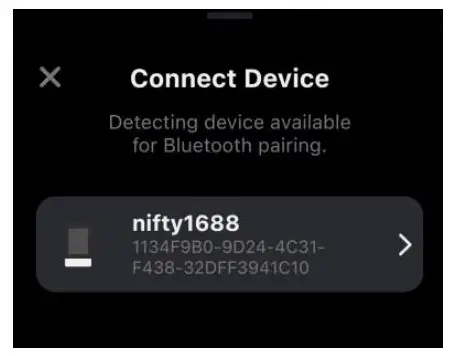 SecuX Nifty Hardware Wallet - add a new wallet