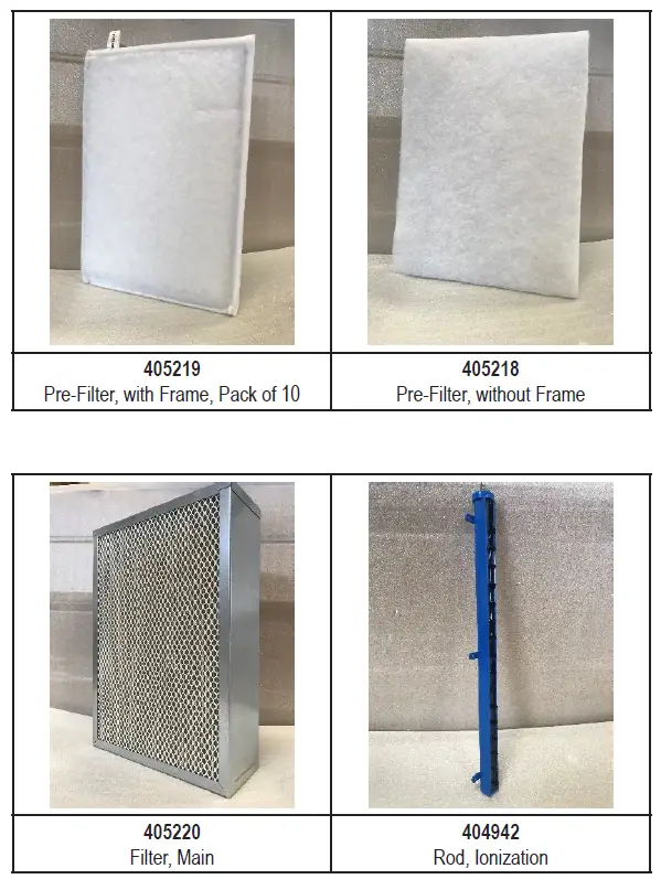 NATIONAL FLOORING EQUIPMENT Ion1K Lonizer Clean Air Companion fig 5