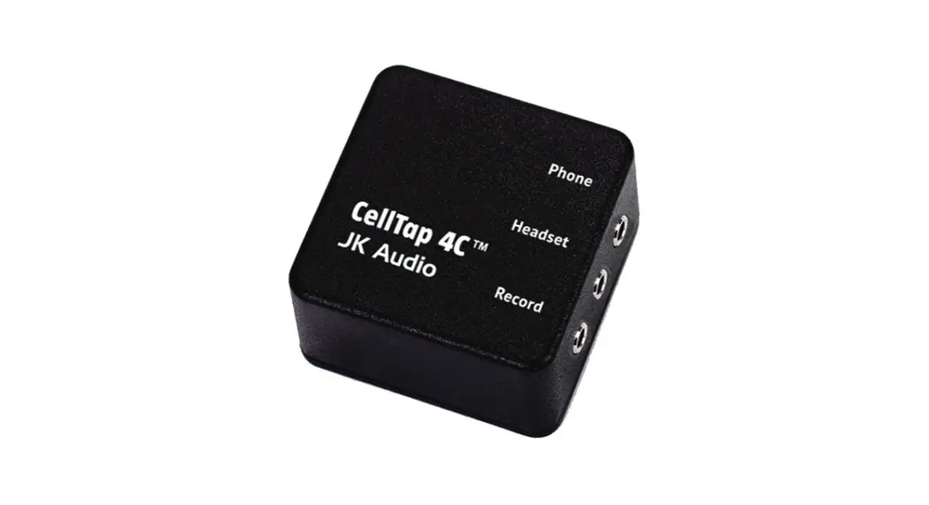 Jk Audio Celltap 4c Wireless Phone Audio Tap User Guide