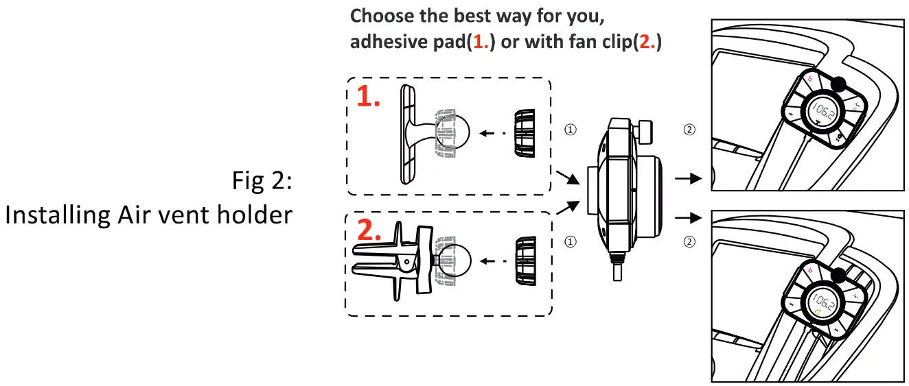 FOUR 4 FMBT2 1 Car FM Transmitter - Fig 2