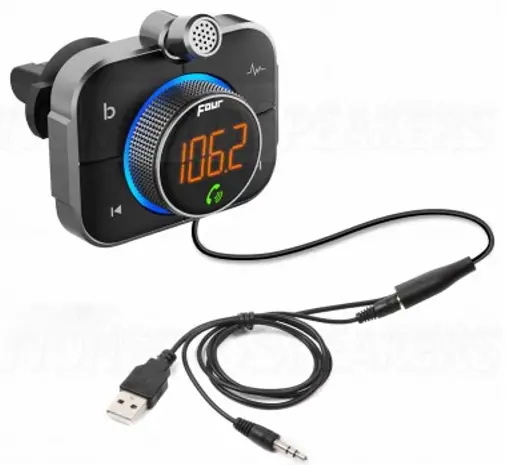 FOUR 4 FMBT2 1 Car FM Transmitter