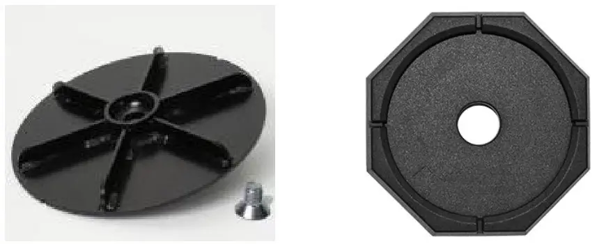 Snappad EQ12SP4 2 Inch Round Jack Feet - SnapPad EQ Grand 2