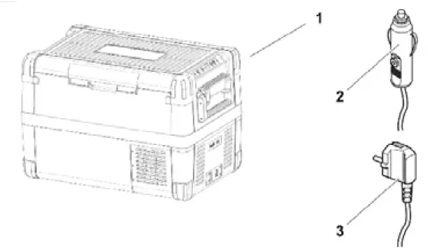 G21 6390521 50 Compressor and Car Refrigerator fig 1