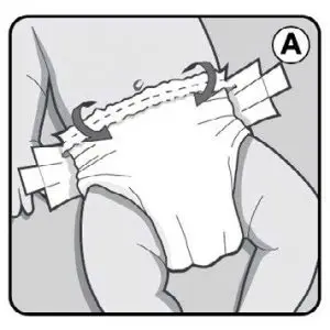FIG 1 Use the correct size diaper