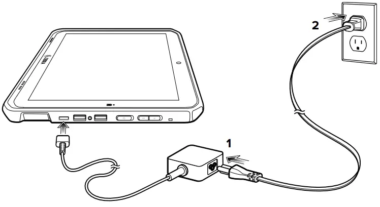 Charging Using the USB-C to AC Adapter