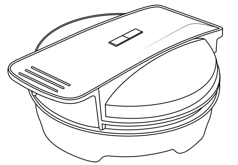 Gadgy HEART SHAPED WAFFLE MAKER