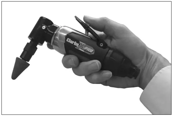 Clarke CAT143 Right Angle Die Grinder - FIG 10