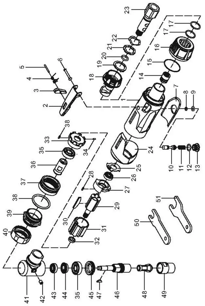 Clarke CAT143 Right Angle Die Grinder - FIG 14