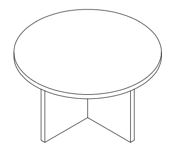 OAK Cross Coffee Table Instruction 5