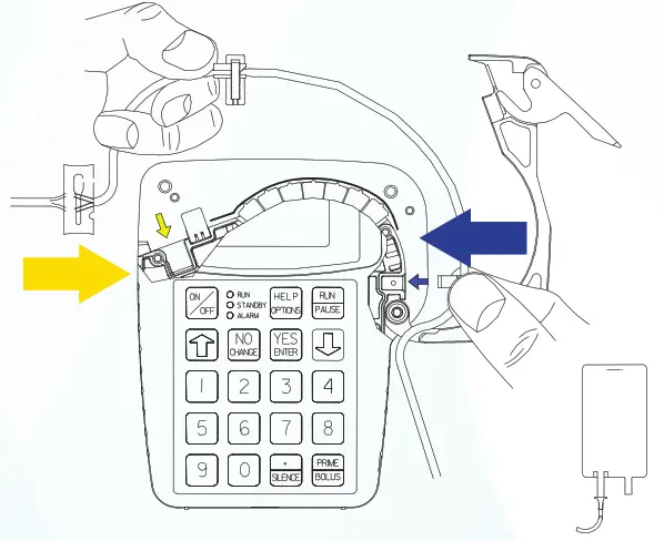 MOOG 6000 Curlin Ambulatory Infusion Pump - container