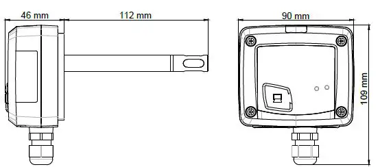 sauermann TH 110 Humidity and Temperature Sensor 1