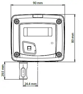 sauermann TH 110 Humidity and Temperature Sensor 2
