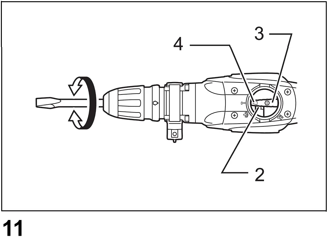 HR4002 1-9/16" Rotary Hammer Assembly illustration
