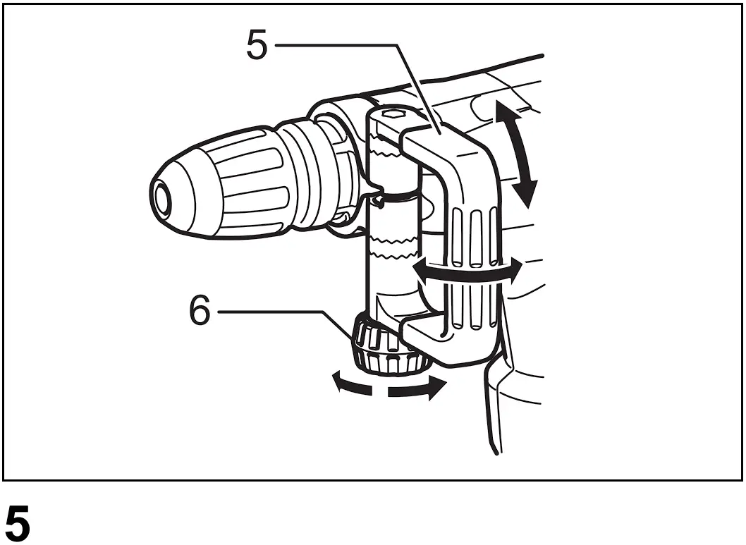 HR4002 1-9/16" Rotary Hammer Assembly illustration